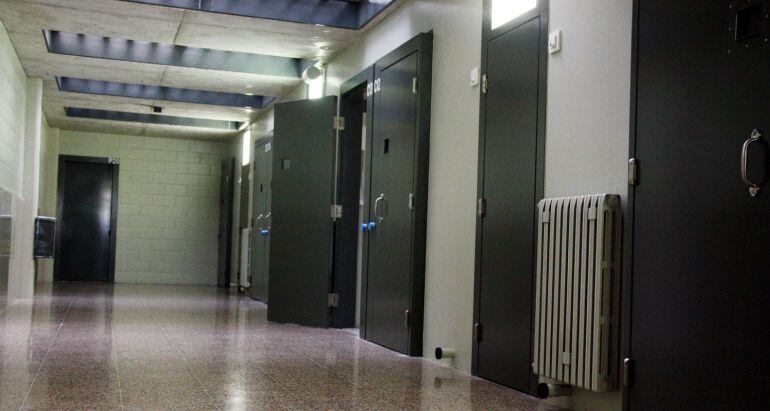 Una galeria de la presó.