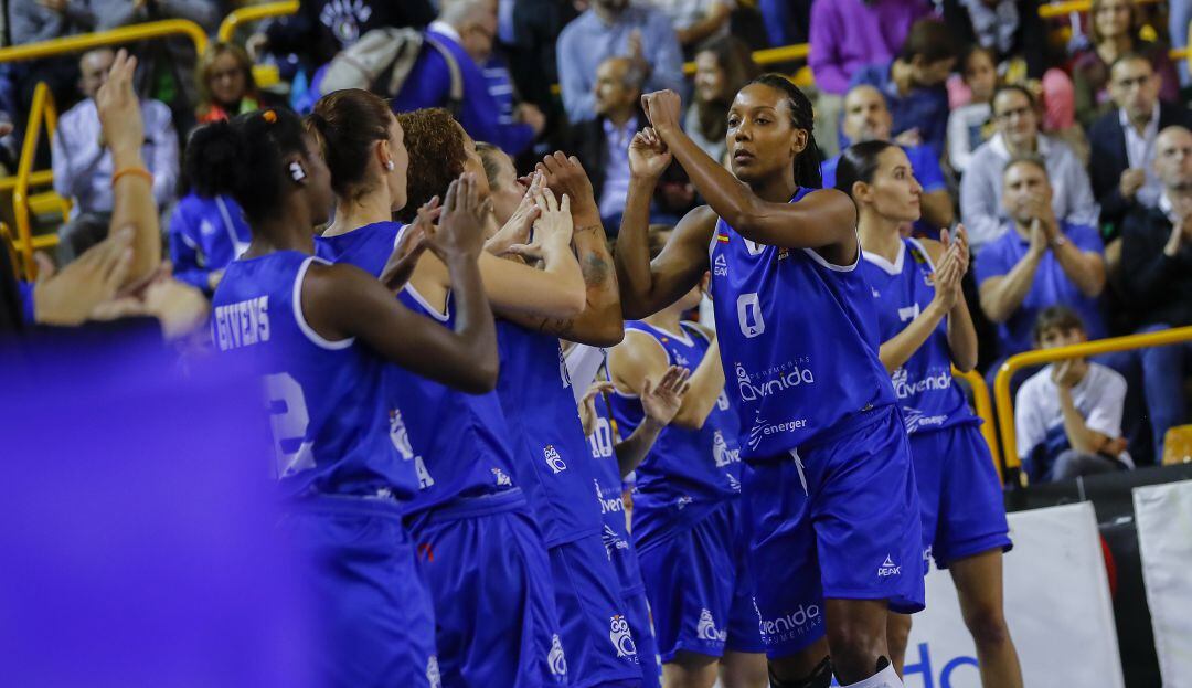 Perfumerías Avenida, en el partido de la Supercopa de España.