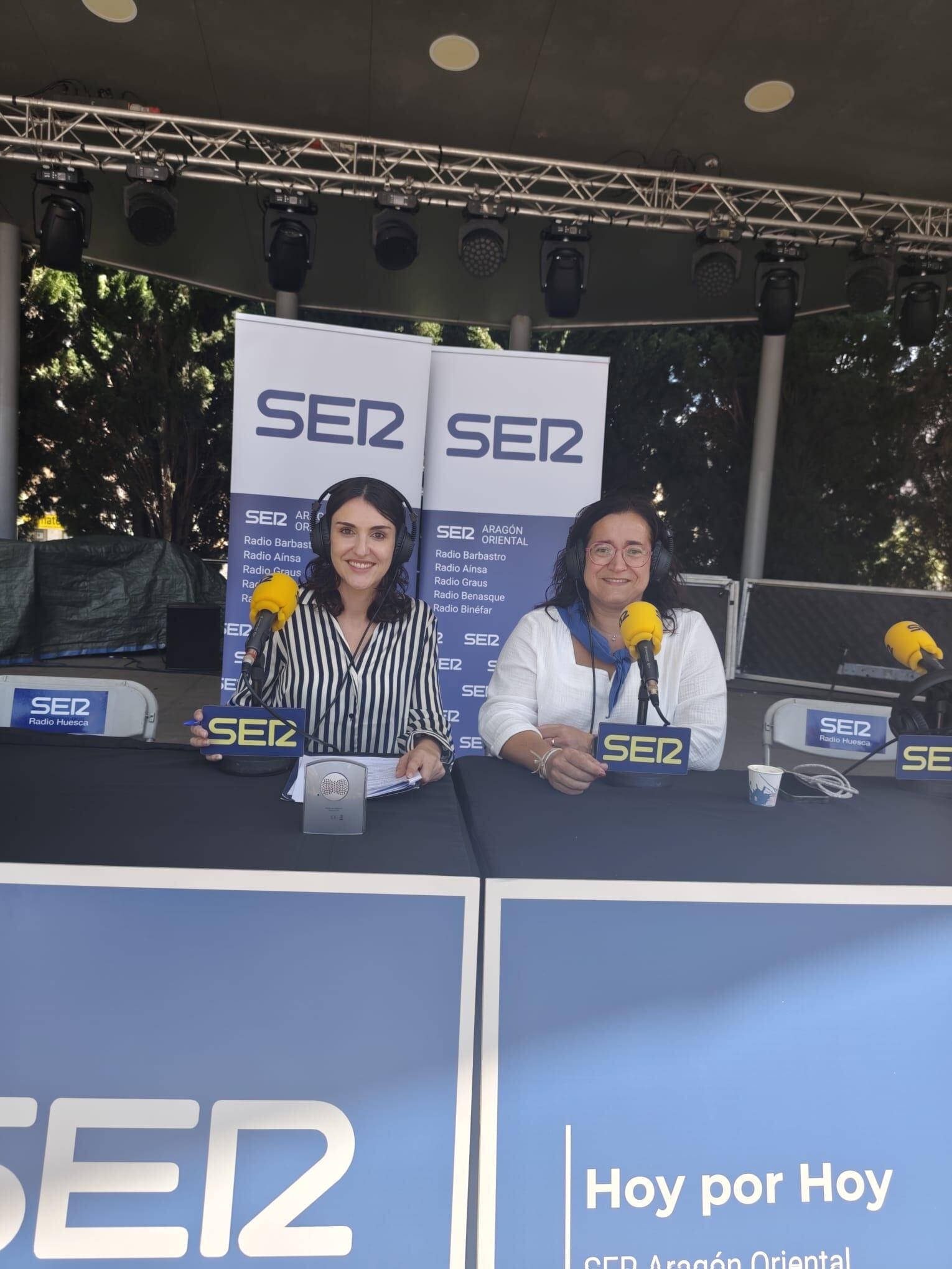 Sara Sarrablo y Patricia Rivera.