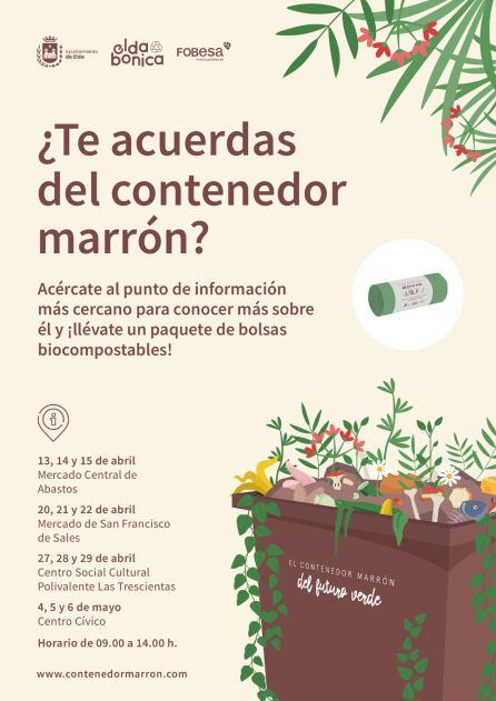 Campaña de uso del contenedor marrón en Elda