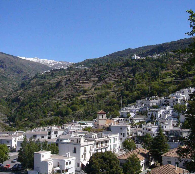 Barranco del Poqueira en la Alpujarra granadina