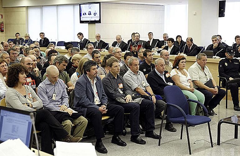 Imagen de la primera jornada del juicio por el caso de las &#039;herriko tabernas&#039;.