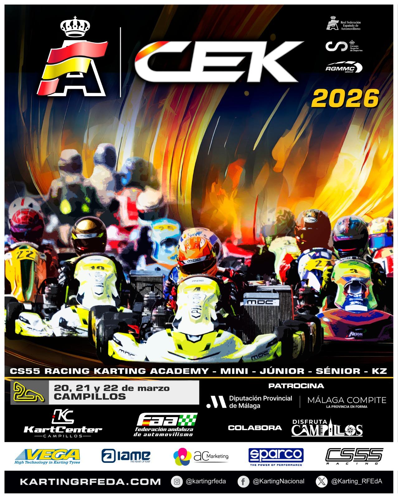 El Campeonato de España de Karting se disputará en Campillos
