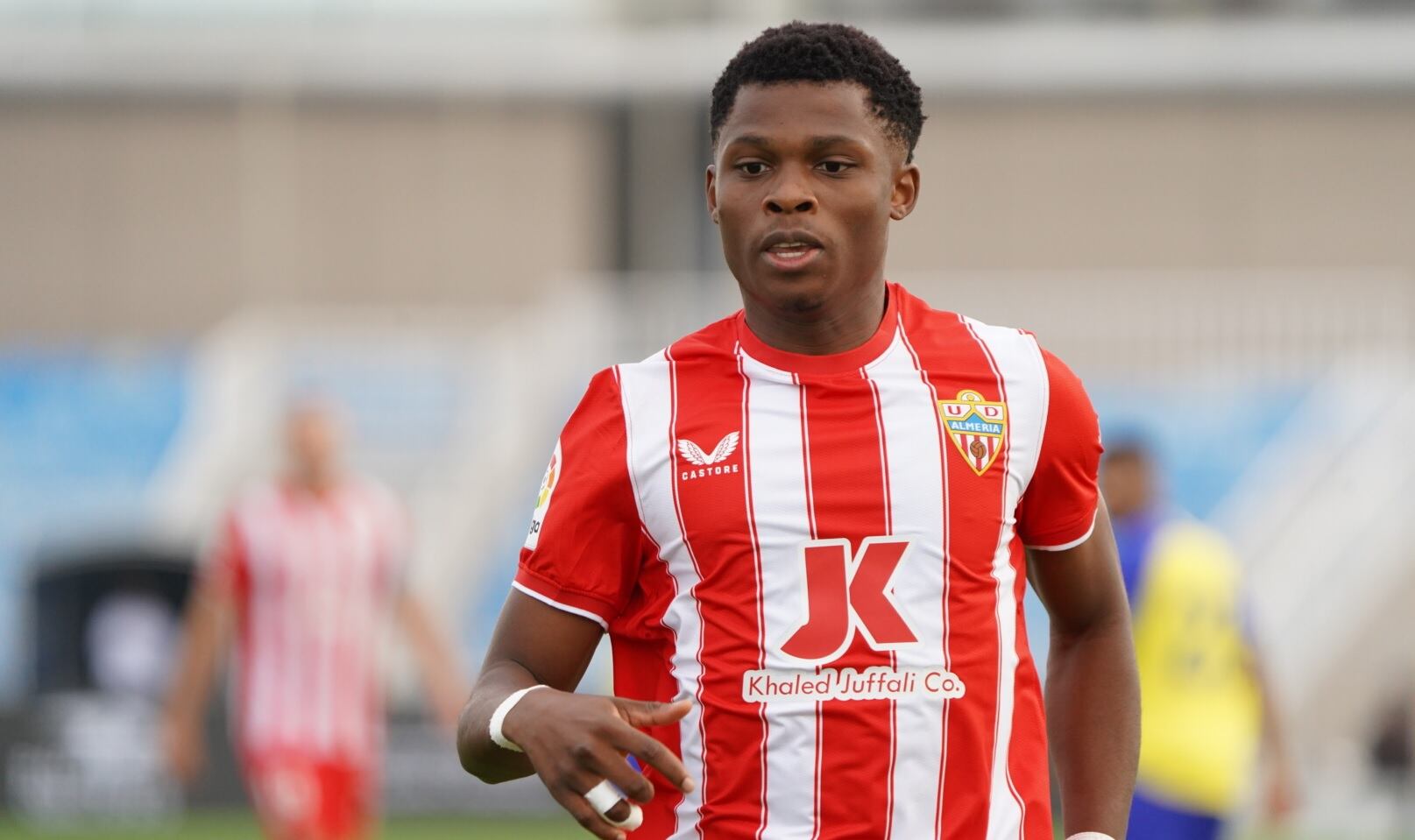 Largie Ramazani en el amistoso del viernes en Riad.