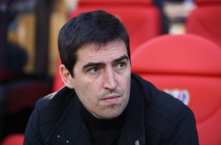 Andoni Iraola, técnico del Rayo Vallecano