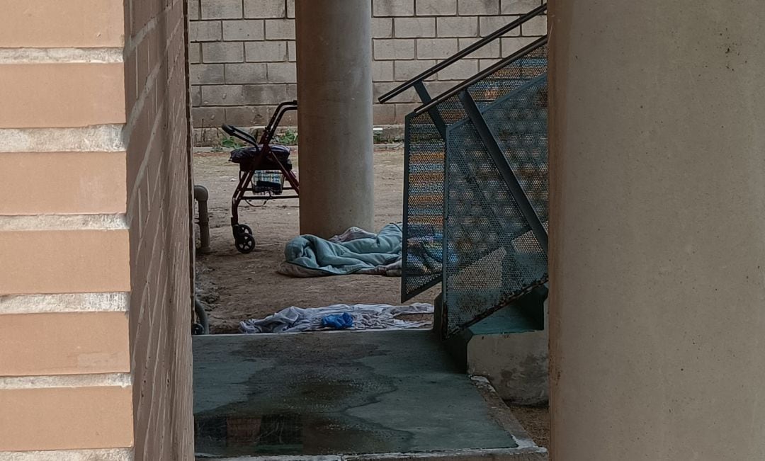 Imagen de una zona común de la residencia de mayores de Moncada salpicada este miércoles por la tragedia 