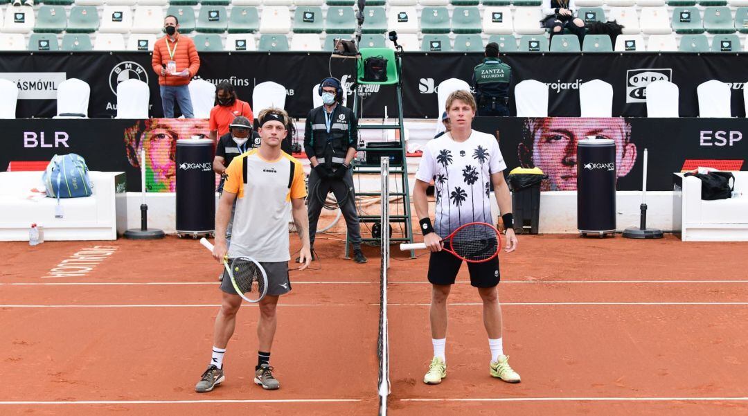 Alejandro Davidovich y Llya Ivashka