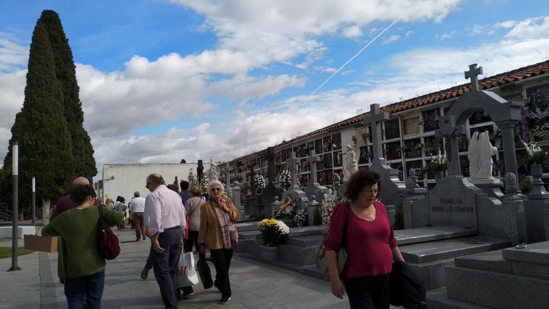 El cementerio de San Rafael esta mañana