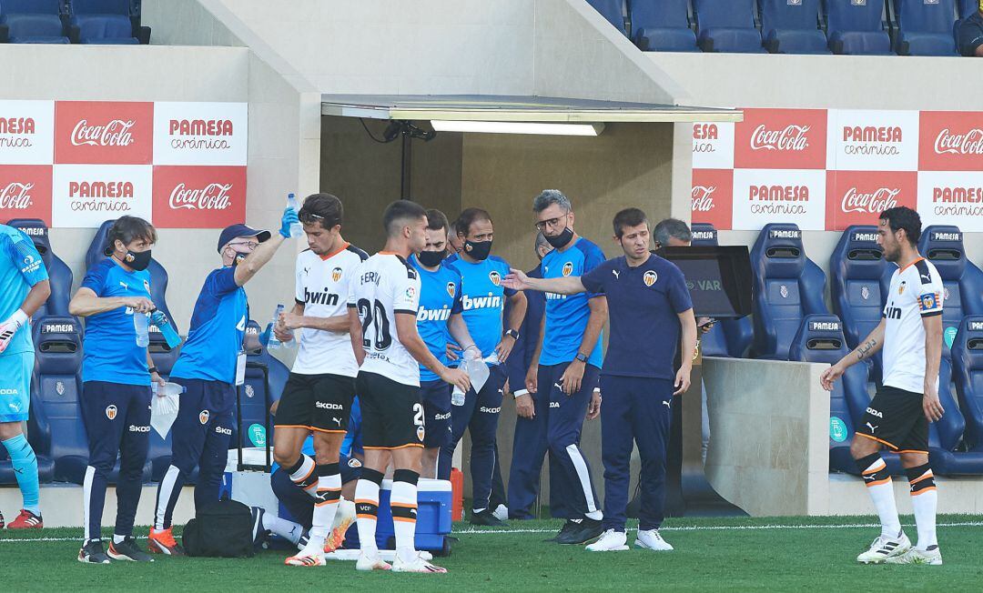 Albert Celades head coach of Valencia during the la La Liga Santander mach between Villarreal CF and Valencia at La Ceramica Stadium, on June 28, 2020 in Vila-real, Spain 
 Maria Jose Segovia  AFP7  Europa Press
 ONLY FOR USE IN SPAIN