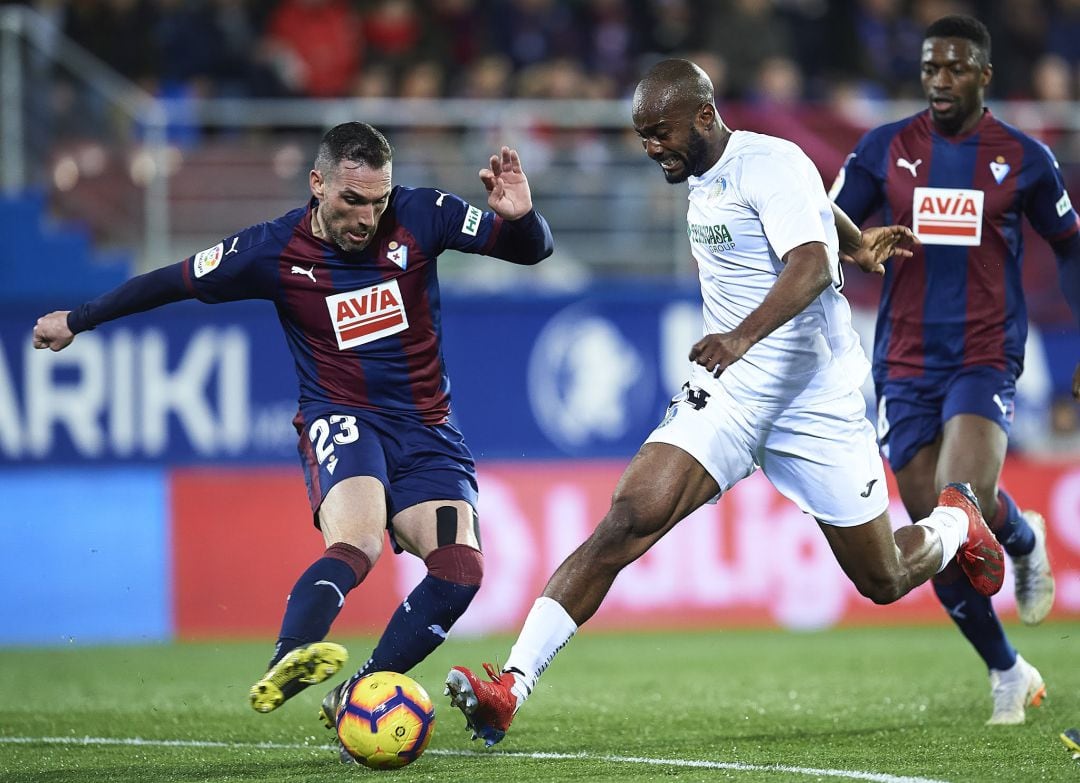 Eibar y Getafe firman un empate en Ipurua durante la 24ª jornada de La Liga