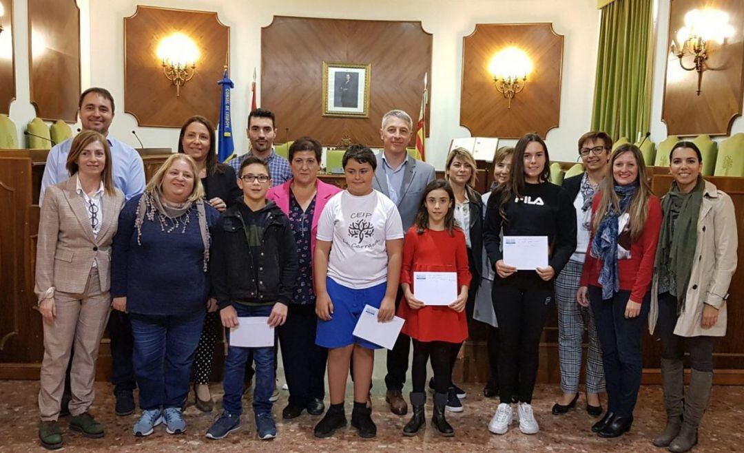 Ganadores del V concurso de Medio Ambiente de Oliva.