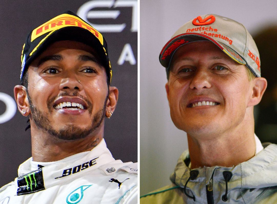 Hamilton y  Schumacher