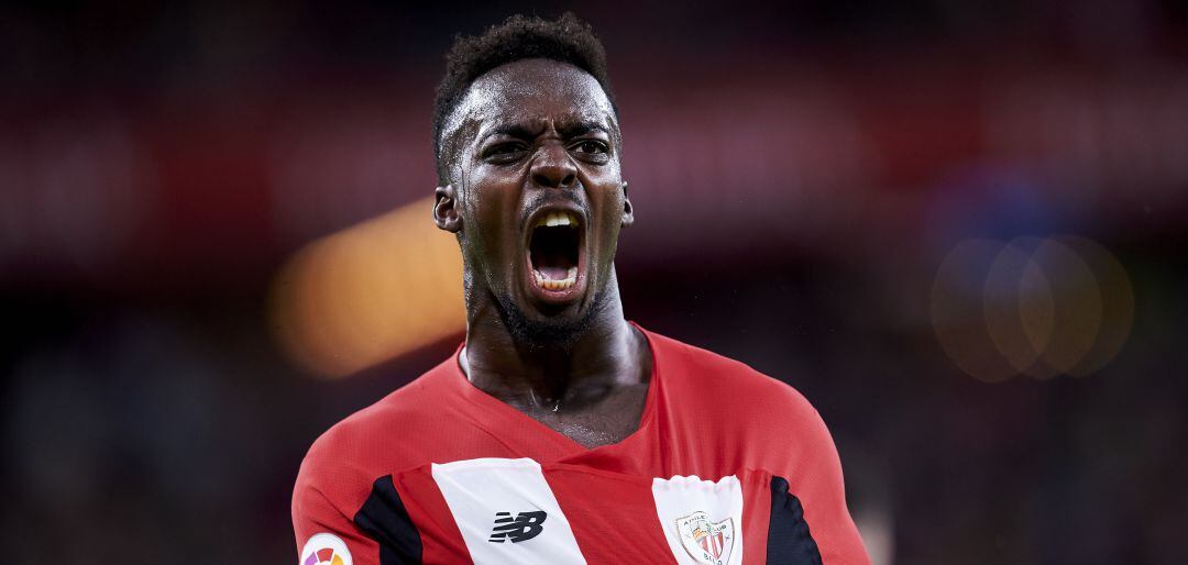 Iñaki Williams celebra un gol con el Athletic Club de Bilbao