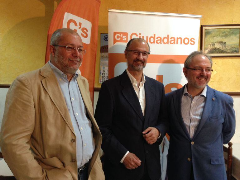 Francisco Igea, Luis Fuentes y Enrique Rivero