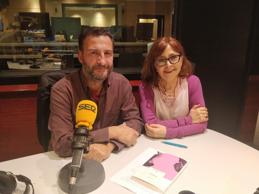 Toni Soler i Rosa Badia als estudis de SER Catalunya.