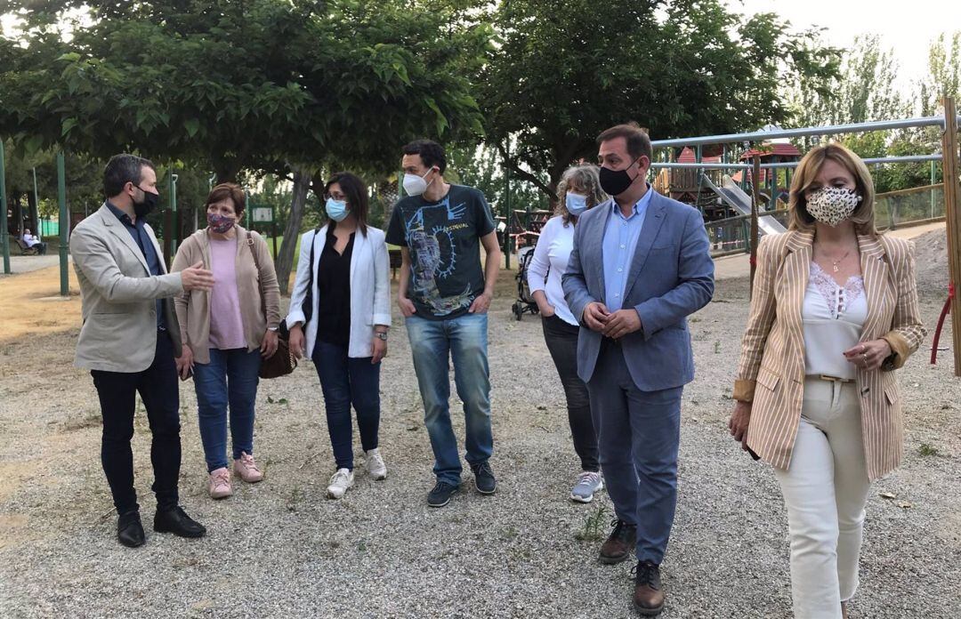 Miembros del equipo de gobierno de Jaén capital han visitado el Parque recién remodelado tras meses de actuaciones en este espacio