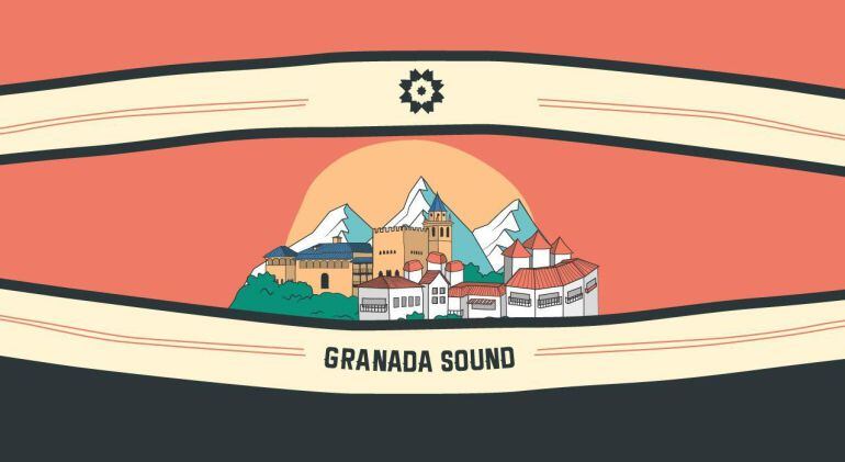 Logo anunciador del cartel del Granada Sound.