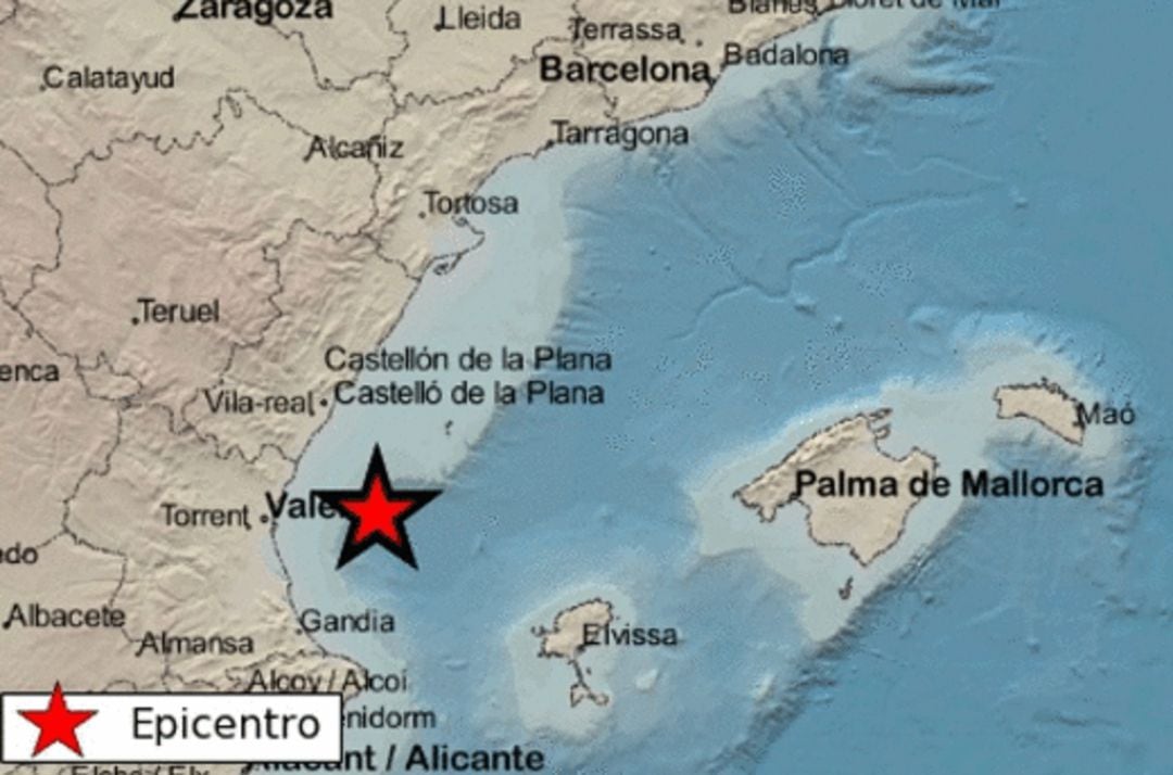 El golfo de Valencia ha registrado esta madrugada un seísmo de magnitud 1,6, aunque no se han recibido llamadas al 112 alertando del suceso. 