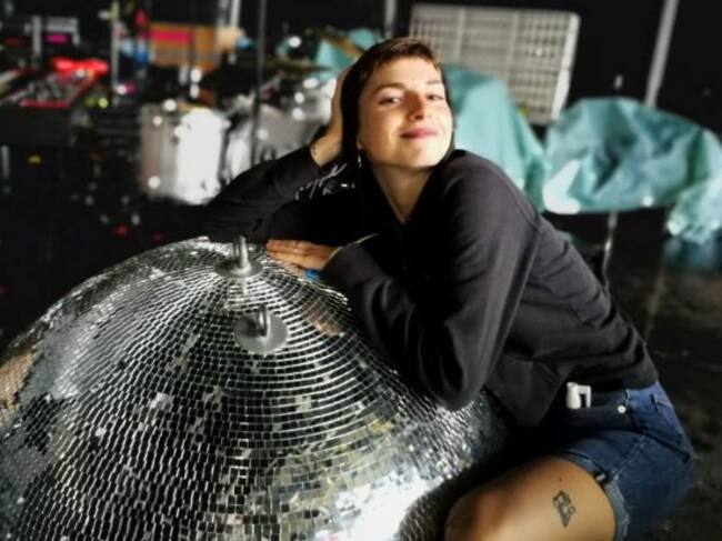 Cris Lizarraga, vocalista de Belako.