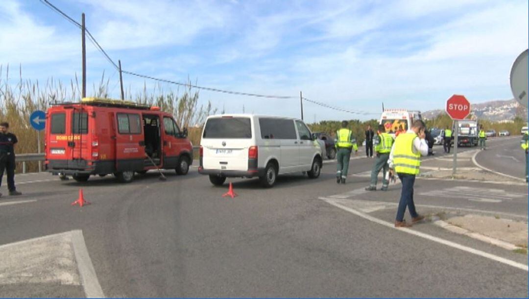 Curva la Plata que da acceso a Motril 