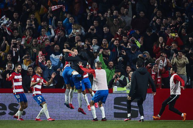 El Granada consiguió el pase a semifinales a Copa del Rey con un gol de Roberto Soldado en los últimos minutos del partido contra el Valencia