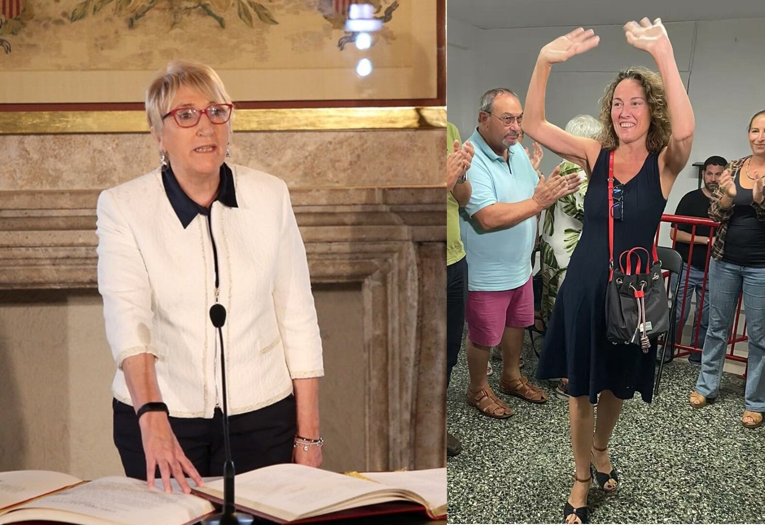 Ana Barceló (izq) y María José Adsuar (dcha)