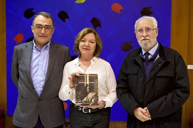 Editores del libro &#039;Angel Pascual Devesa. Reflexiones y recuerdos&#039;: Josep Bernabeu, Mercedes Pascual y Francisco Moreno