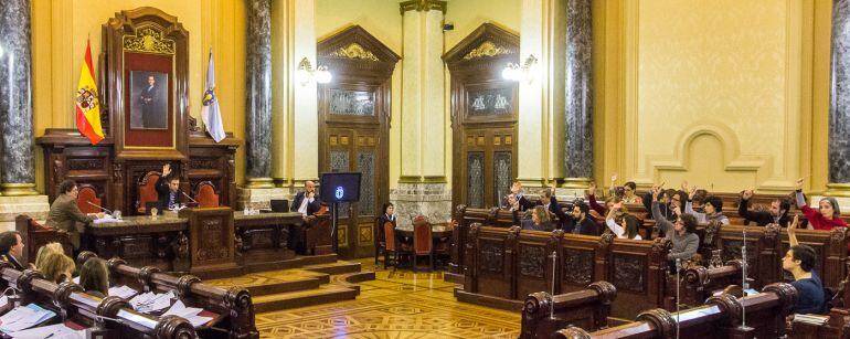 Pleno del Ayuntamiento de A Coruña