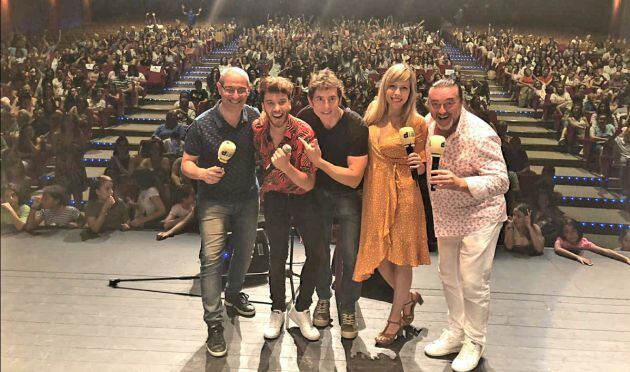 Sebas Maspons, Blas Cantó, Manel Fuentes, Patricia Imaz e Isidro Montalvo.