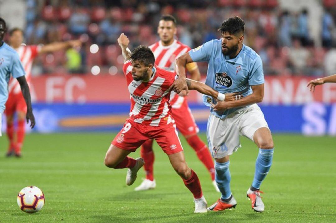 Un moment del partit