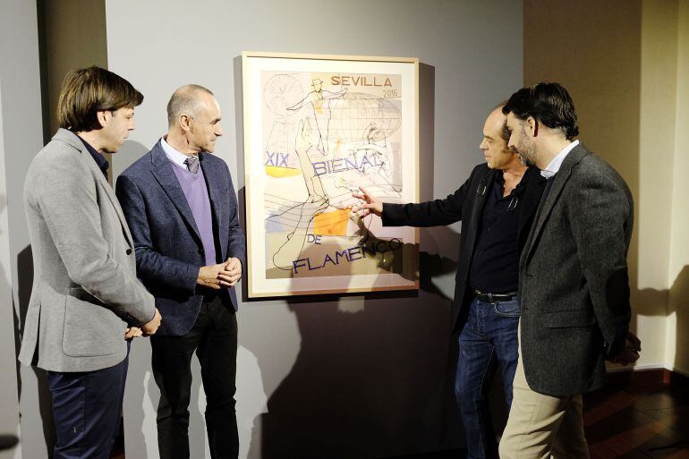 La Bienal de Flamenco de Sevilla 2016 ya tiene cartel Forma parte de la exposición que muestra los 19 carteles de la Bienal