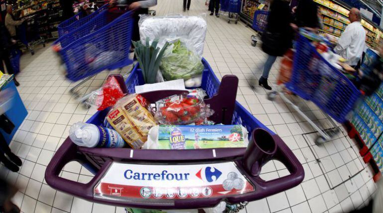 Los supermercados de Carrefour no ofrecerán tickets.