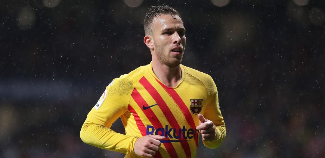 Arthur, durante el encuentro entre el Atlético y el Barcelona de finales de 2019