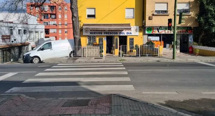 Paso de peatones en La Granja