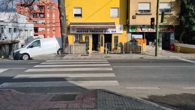 Paso de peatones en La Granja