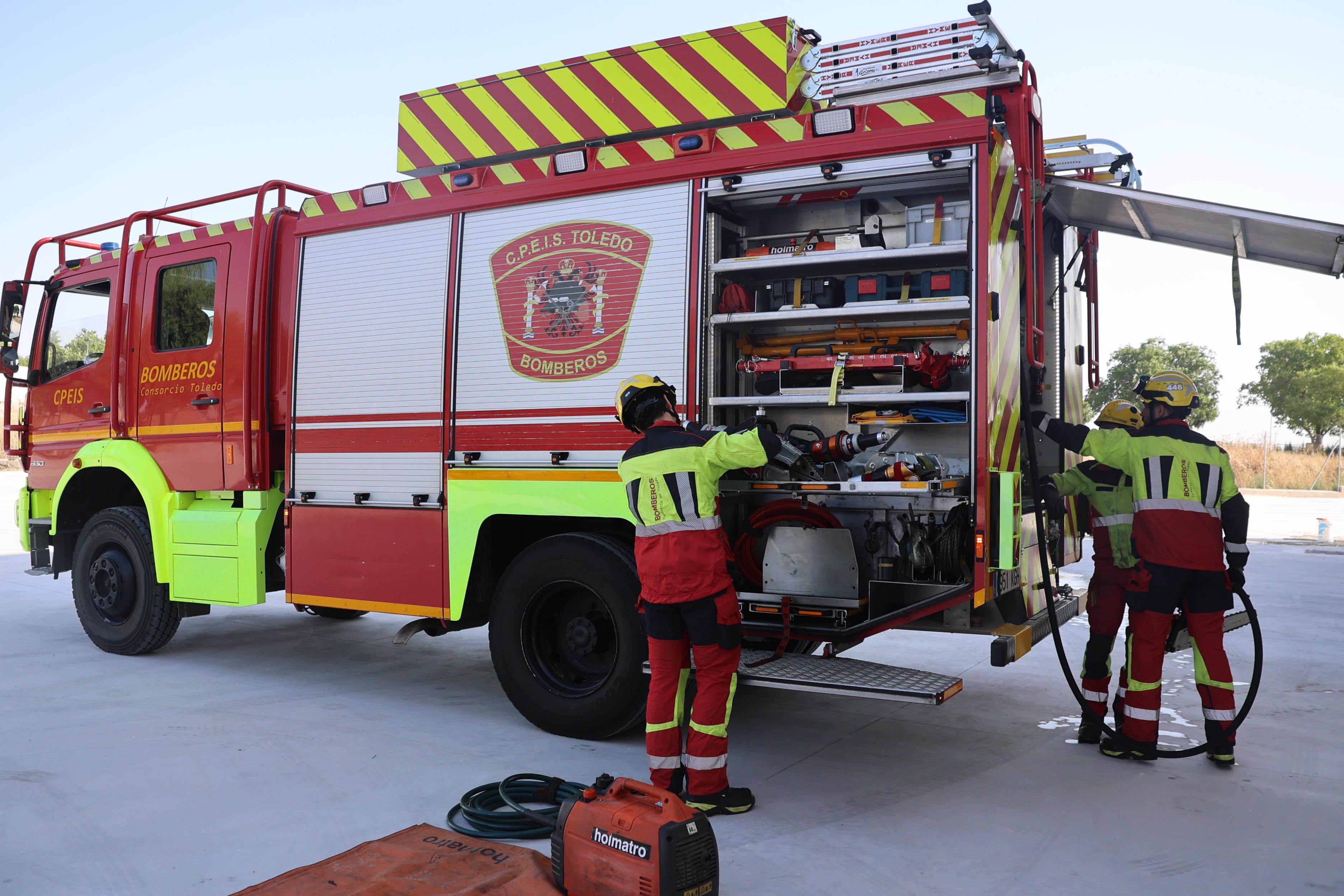 Camión de bomberos del CPEIS Toledo (Consorcio Provincial de Extinción de Incendios y Salvamentos)