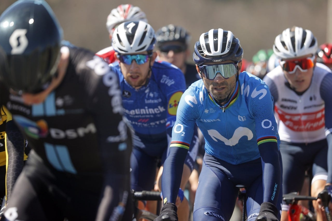 Alejandro Valverde, durante una carrera.