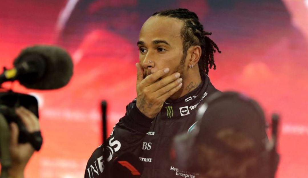 Hamilton, tras el Gran Premio de Abu Dabi.