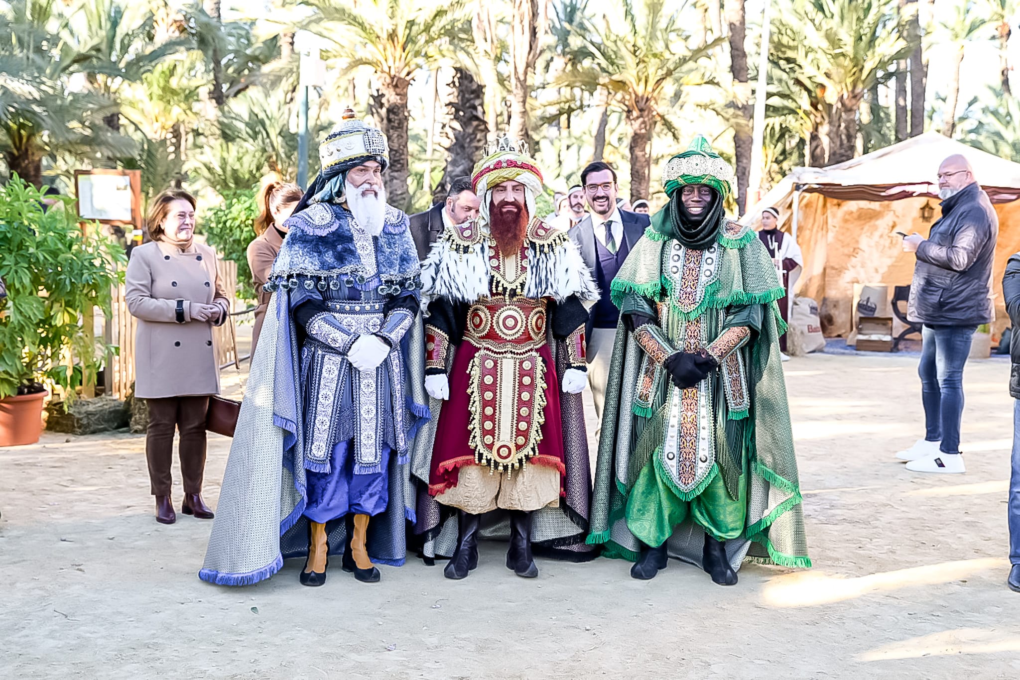 Reyes Magos en el Campamento Real