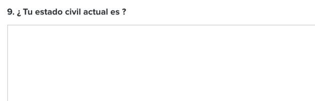 Pantallazo de alguna de las preguntas incluidas en el cuestionario de esta oferta de empleo