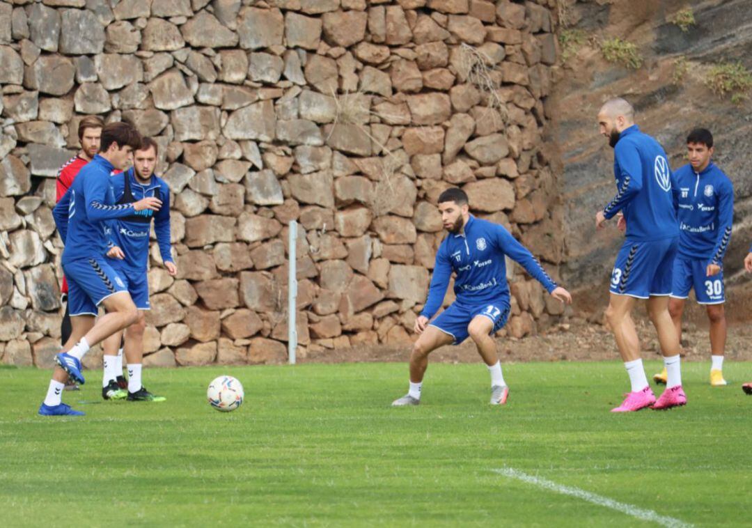 Los blanquiazules entrenaron este martes en El Mundialito