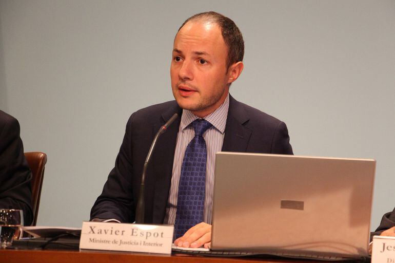 El ministre de Justícia i Interior, Xavier Espot.