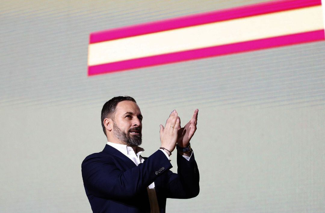 El líder de Vox, Santiago Abascal.