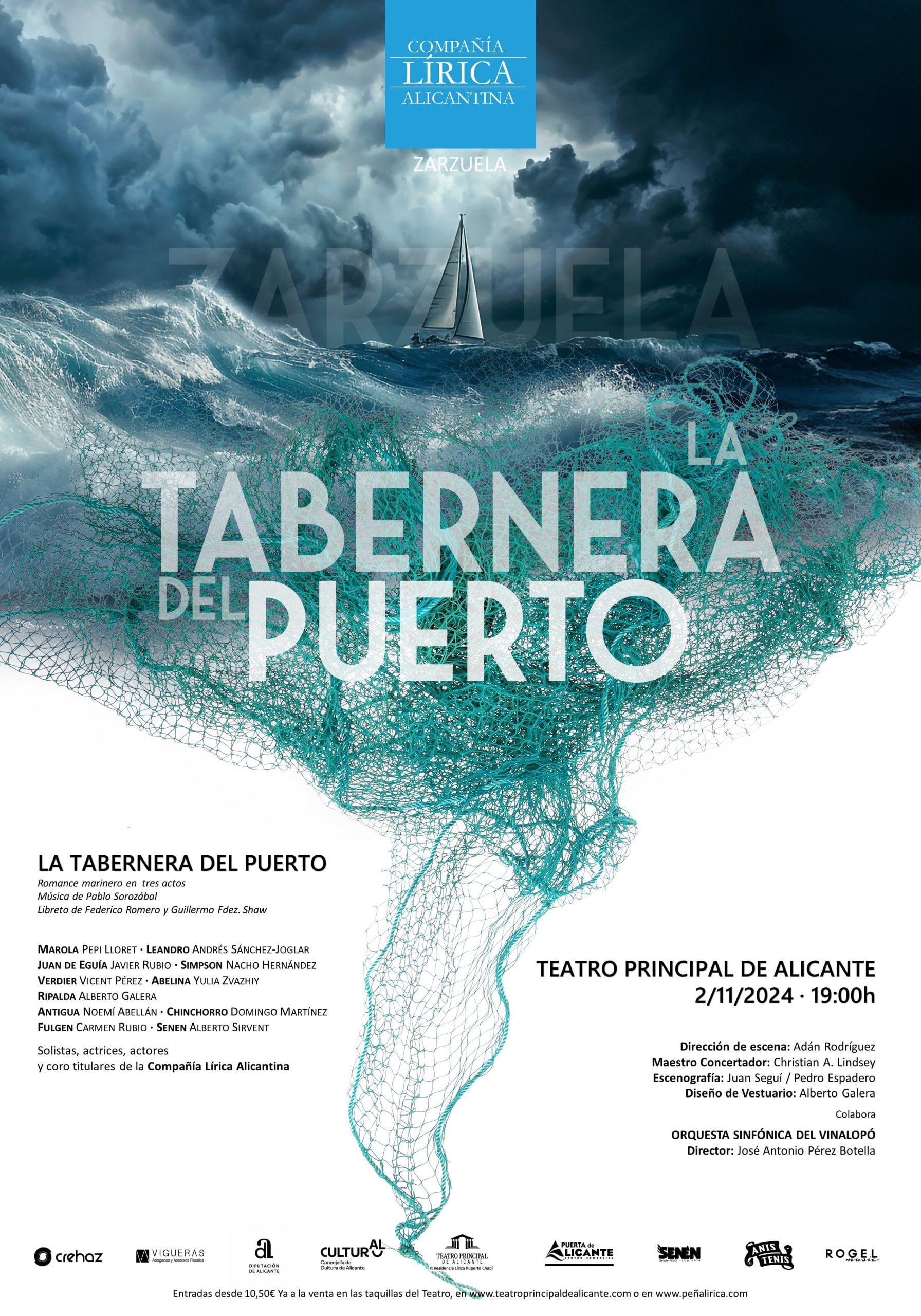 &#039;La tabernera del puerto&#039;, de la Compañía Lírica Alicantina