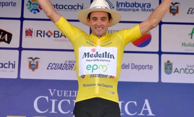 Óscar Sevilla gana la primera etapa de la Vuelta a Ecuador