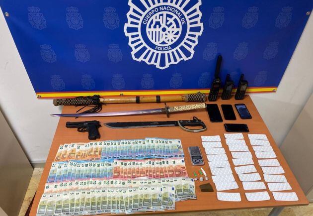 Imagen del alijo incautado.