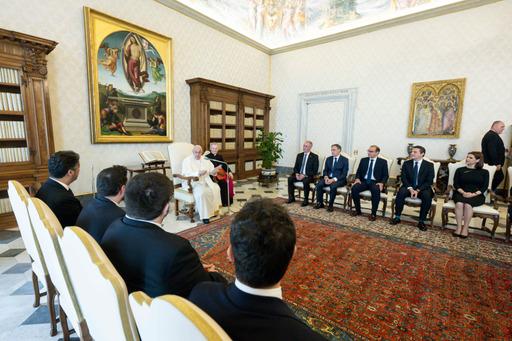 El Papa Francisco pone en valor “la cultura del mestizaje” ante los alcaldes de las Ciudades Patrimonio