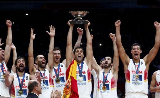 Las mejores imágenes de la final del Eurobasket.