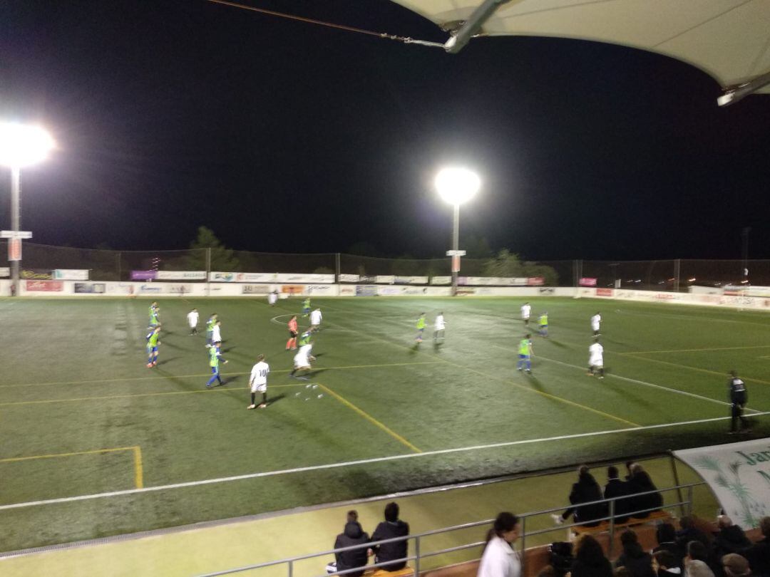 Imagen del partido jugado ayer en Santa Eulària
