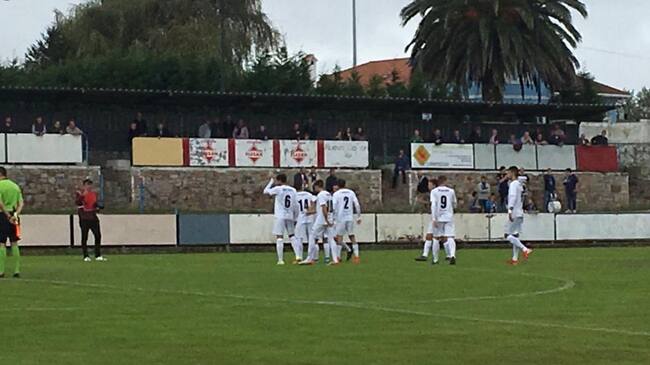 Imagen del partido disputado este domingo